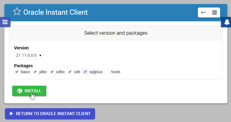 Oracle Instant Client